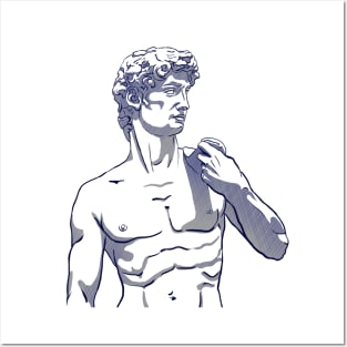 David of Michelangelo Posters and Art